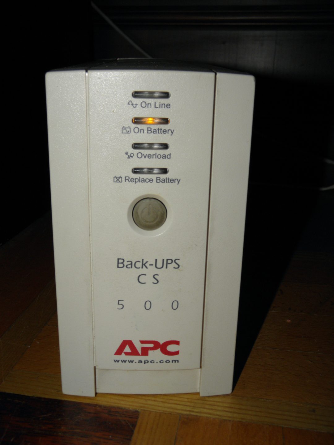 APC 500 робота на батареї